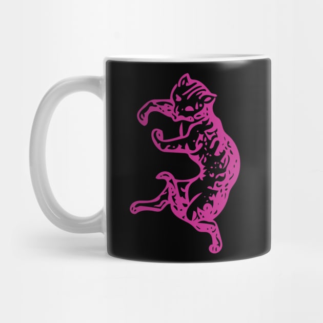 Pink cat dancing by Digital GraphX